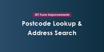 JET Forms Improvements: Postcode Lookup & Address Search