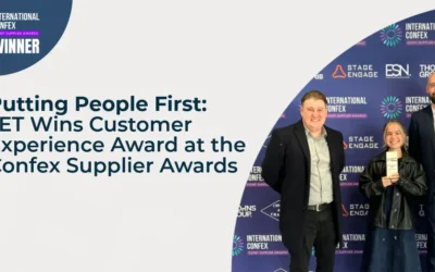 Putting People First: JET Wins Customer Experience Award at the Confex Supplier Awards